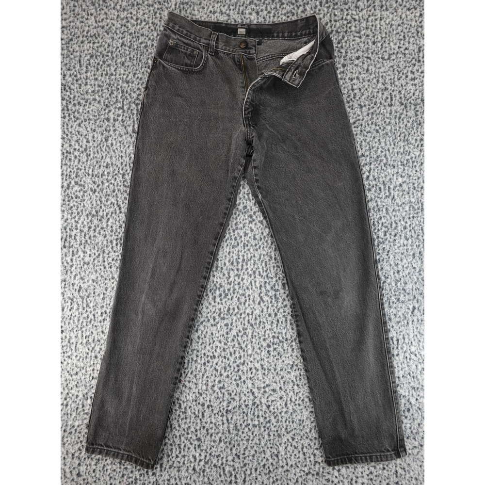 Marithe Francois Girbaud Jeans Mens 29x32 Black Vintage Straight Leg Denim
